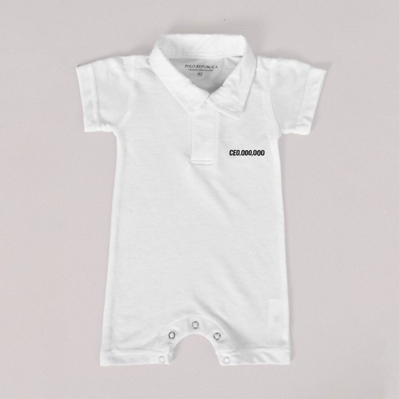 Hot Selling Polo Republica Kid's CEO Printed Baby Romper Available Now