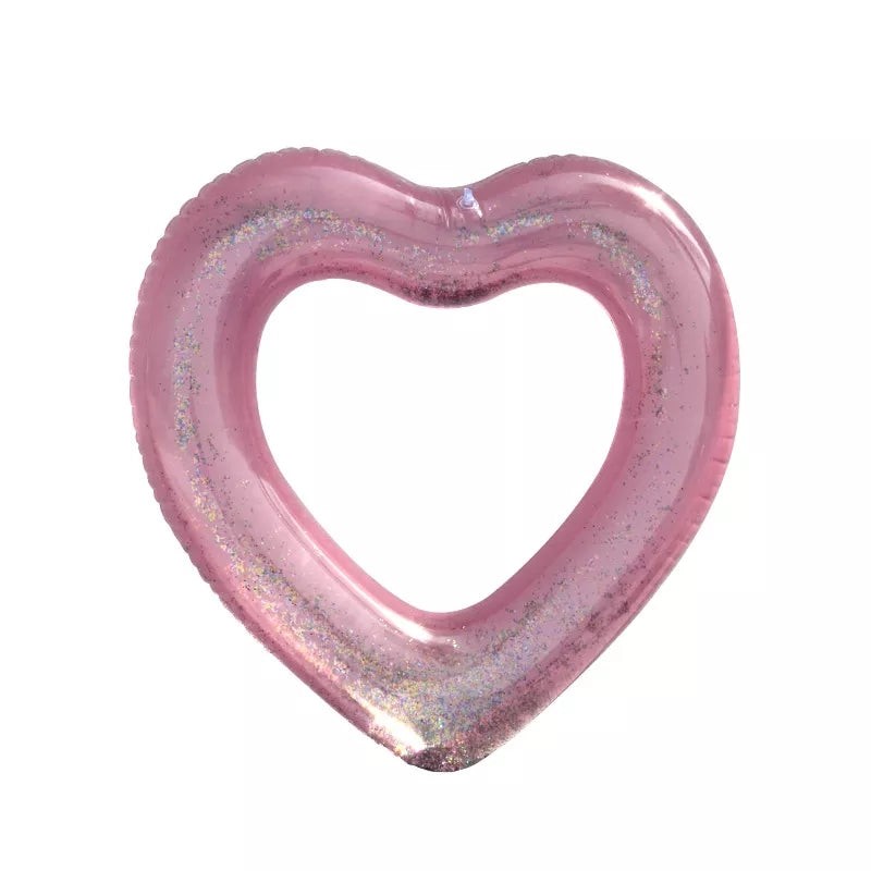 Hot Selling Super Big Heart Shape Swim Ring Tube New Collection