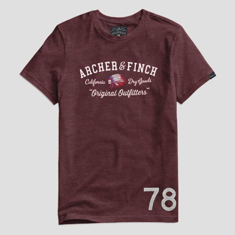 Hot Selling Archer & Finch Men's 78 Original Outfitters Printed Tee Shirt Fresh Release